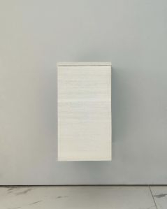 Cassettiera bagno sospesa cm 30x55 rovere bianco