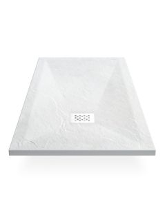 Piatto doccia Jolie 120x70 cm in mineralmarmo bianco slim