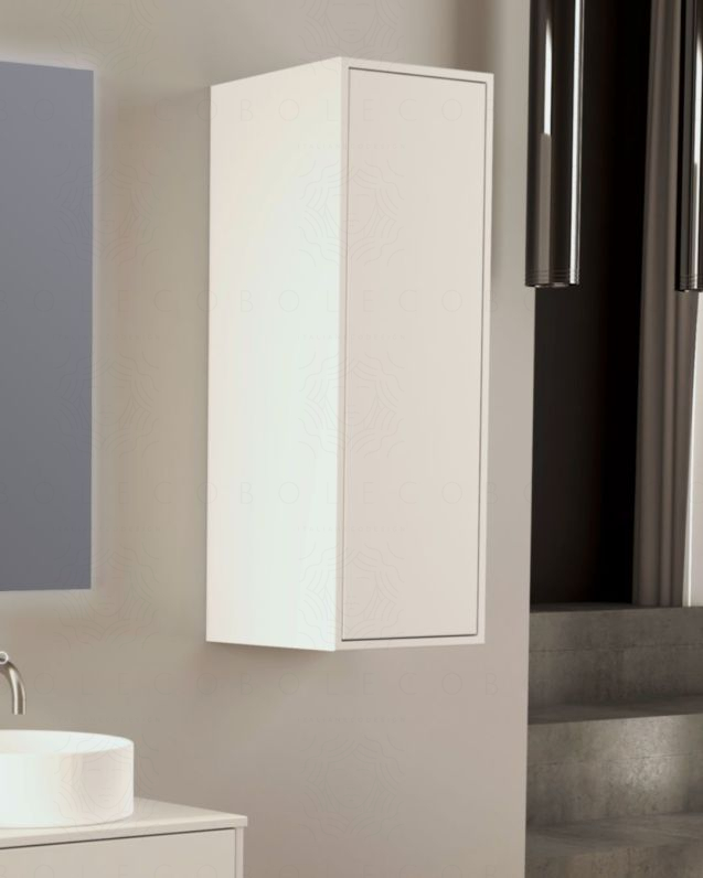 Colonna bagno Prisma cm 35x100 bianco opaco con apertura push – profonda 35 cm Colonna bagno Prisma cm 35x100 bianco opaco con apertura push – profonda 35 cm