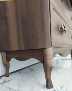 Mobile bagno Donatello 114 cm noce con lavabo in ceramica