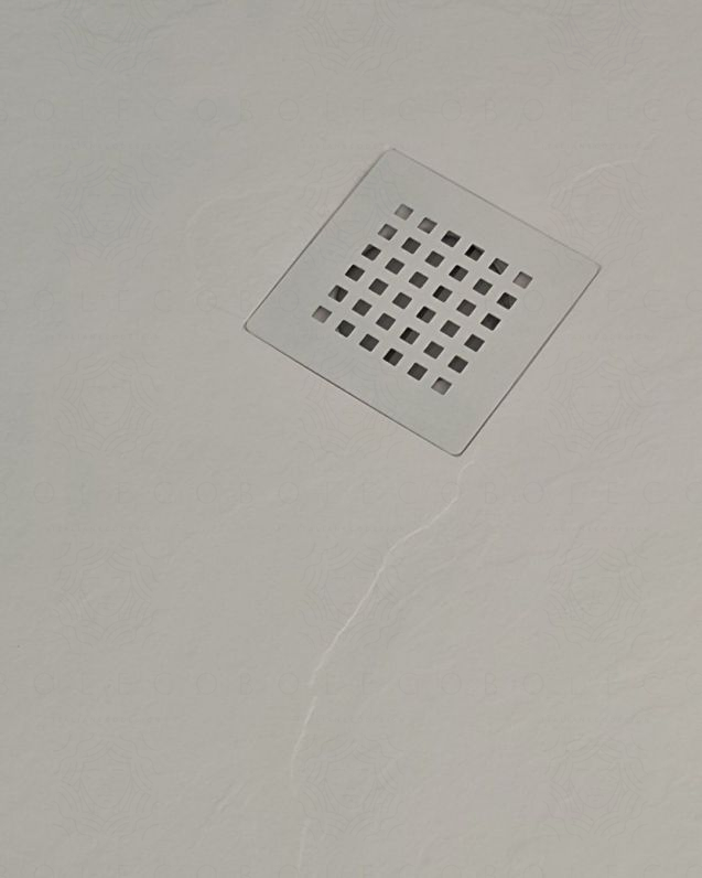 Piatto doccia Jolie 120x70 cm in mineralmarmo bianco slim