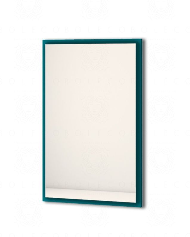 Specchio led Alba 59 x 90 cm con anti appannamento - blu avio