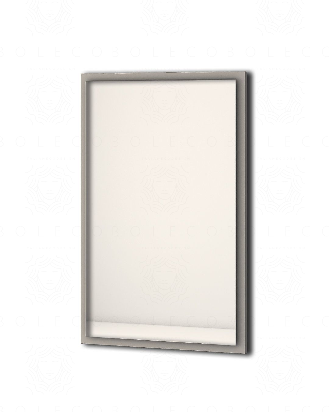 Specchio led Alba 59 x 90 cm con anti appannamento - grigio Specchio led Alba 59 x 90 cm con anti appannamento - grigio