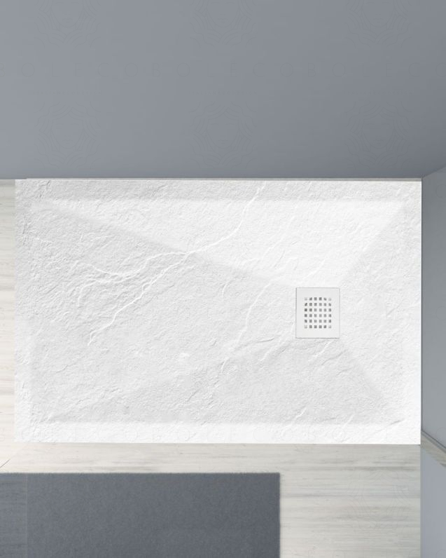Piatto doccia Jolie 90x90 cm in mineralmarmo bianco slim Piatto doccia Jolie 90x90 cm in mineralmarmo bianco slim