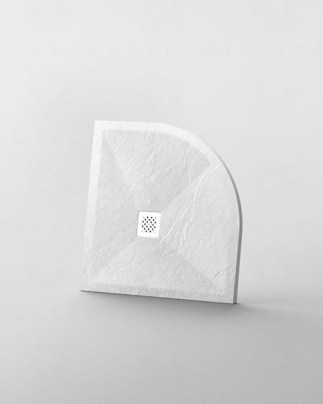 Piatto doccia Jolie in resina cm 90x90 bianco slim riducibile –