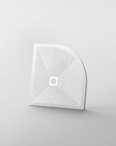 Piatto doccia Jolie in resina cm 90x90 bianco slim riducibile –