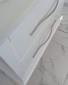Mobile bagno sospeso Alba con lavabo in ceramica, cm.60