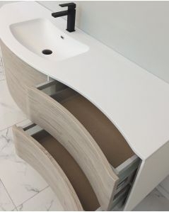 Mobile bagno sospeso Olimpia cm 150 con specchio led