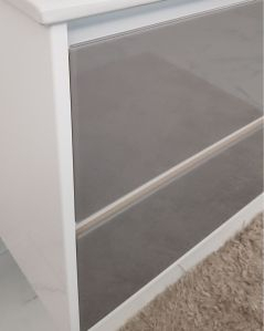 Mobile bagno sospeso Alaska cm 100 bianco lucido e lavabo -