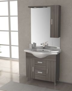 Mobile bagno Elisa 87 cm larice chiaro con piedi