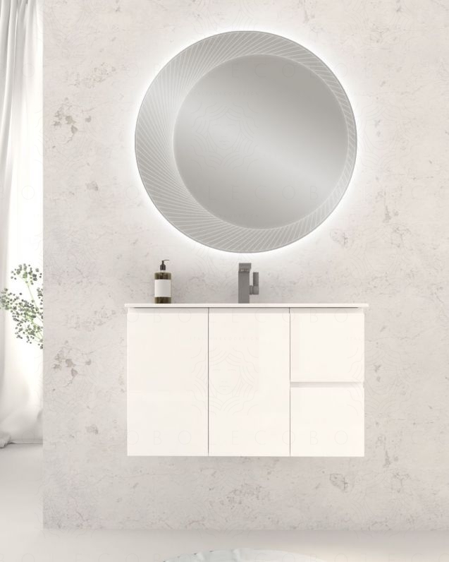 Mobile bagno sospeso Anita cm.80, profondita ridotta Mobile bagno sospeso Anita cm.80, profondita ridotta