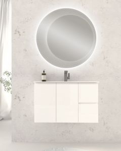 Mobile bagno sospeso Anita cm.80, profondita ridotta