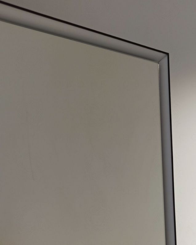 Mobile bagno sospeso Zoe 100 cm rovere scuro con specchio contenitore led Mobile bagno sospeso Zoe 100 cm rovere scuro con specchio contenitore led