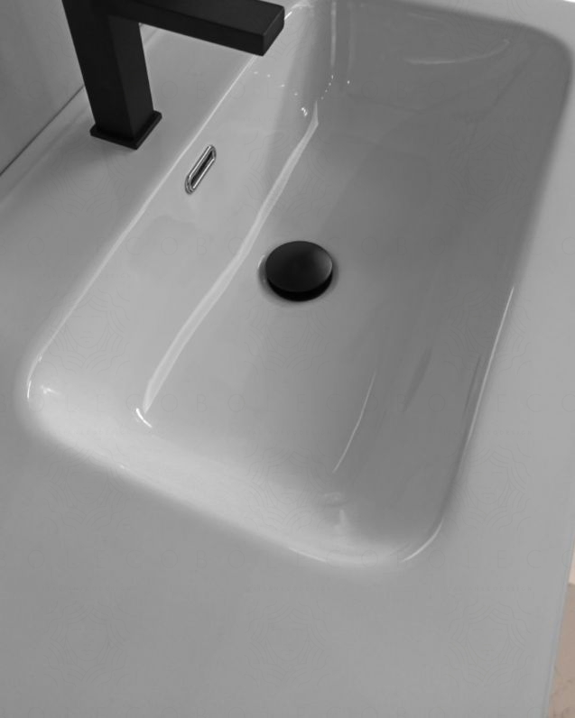Mobile bagno sospeso Imperial 100 cm rovere bianco Mobile bagno sospeso Imperial 100 cm rovere bianco