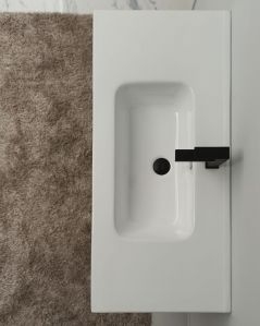 Mobile bagno sospeso Imperial 100 cm rovere bianco