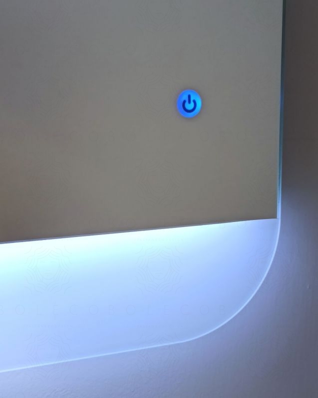 Mobile bagno sospeso Imperial 100 cm rovere seagto con specchio led Mobile bagno sospeso Imperial 100 cm rovere seagto con specchio led