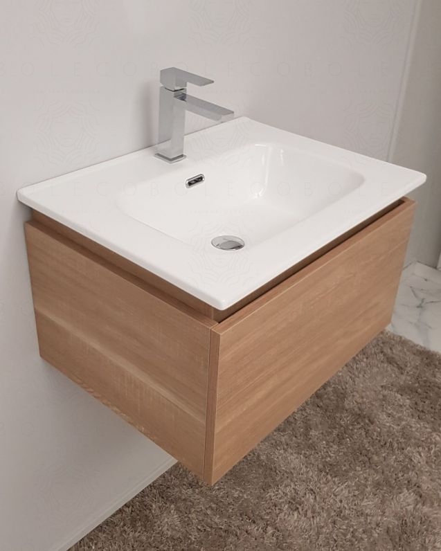 Mobile bagno sospeso Giava rovere segato 60 cm Mobile bagno sospeso Giava rovere segato 60 cm