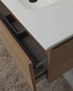 Mobile bagno sospeso Giava rovere segato cm 100