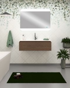 Mobile bagno sospeso Giava rovere scuro cm 100