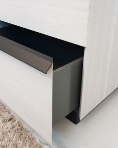 Mobile bagno a terra Ghibli 60 cm rovere bianco tre cassetti e lavabo