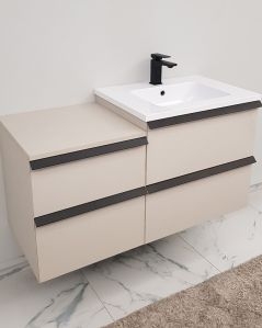 Mobile bagno sospeso Ghibli cm.105 perla spatolato