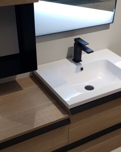 Mobile bagno sospeso Ghibli cm.105 rovere segato