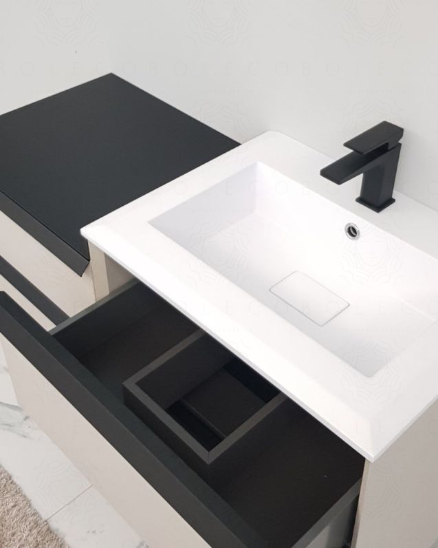 Mobile bagno a terra Ghibli cm.115 con specchio led