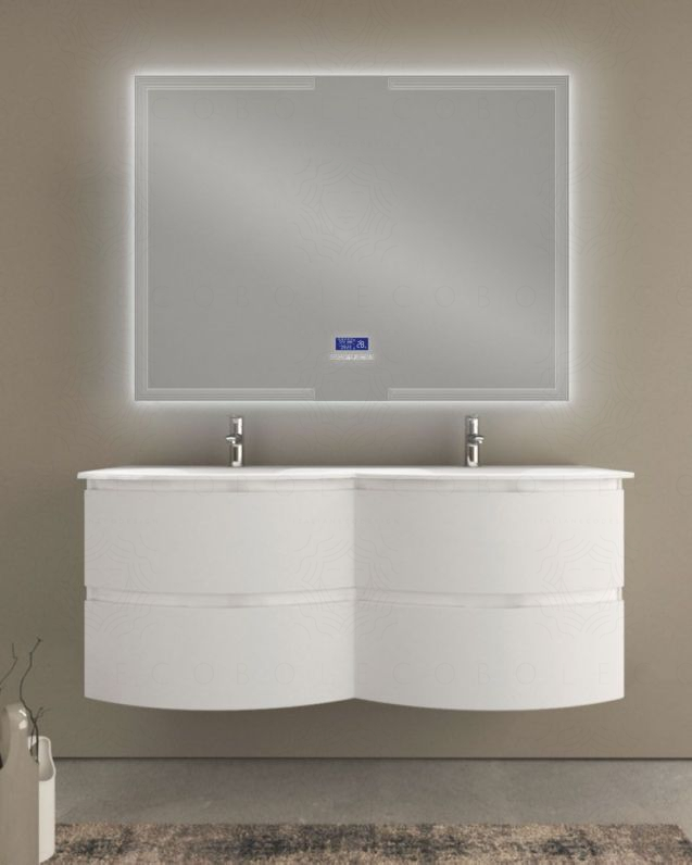 copy of Mobile bagno sospeso Greta grigio vulcano con doppio copy of Mobile bagno sospeso Greta grigio vulcano con doppio