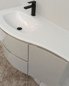 copy of Mobile bagno sospeso curvo 105 cm