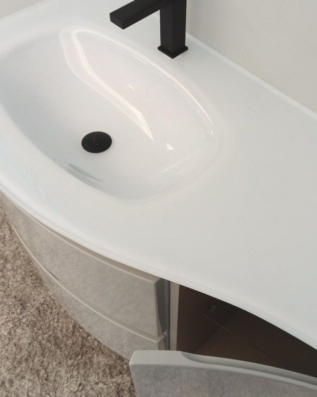 copy of Mobile bagno sospeso curvo 105 cm copy of Mobile bagno sospeso curvo 105 cm