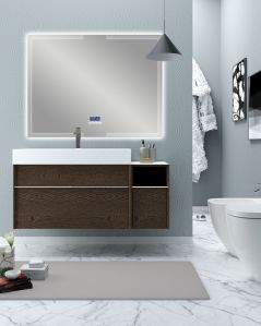 Mobile bagno sospeso Diadema cm 120 con specchio led radio