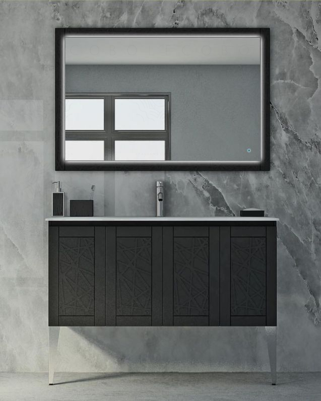 Mobile bagno Beverly 120 cm lavabo ceramica e piedini