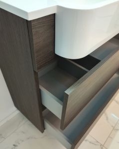 Mobile bagno sospeso Dorotea cm 100 con lavabo in ceramica