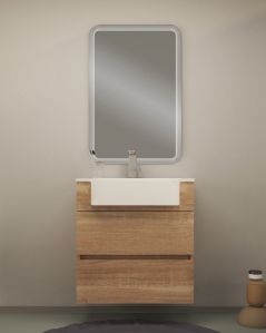 Mobile bagno sospeso Dorotea cm 100 con lavabo in ceramica