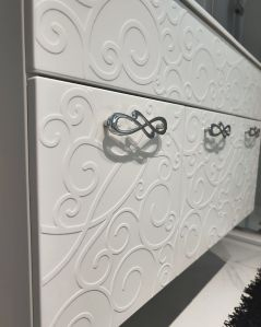 Mobile bagno sospeso Noemi 100 cm bianco opaco con lavabo e