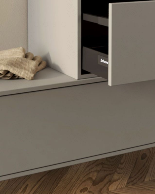 Mobile bagno sospeso Olimpia 60 cm con lavabo rigenerabile