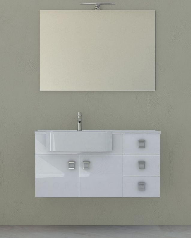 Mobile bagno sospeso Ariel cm.100