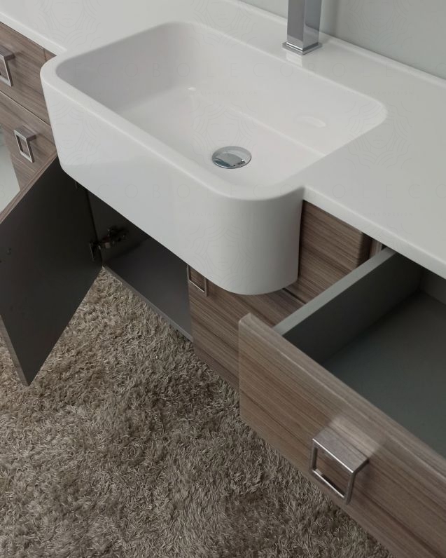 Mobile bagno sospeso Ariel cm.130 Mobile bagno sospeso Ariel cm.130