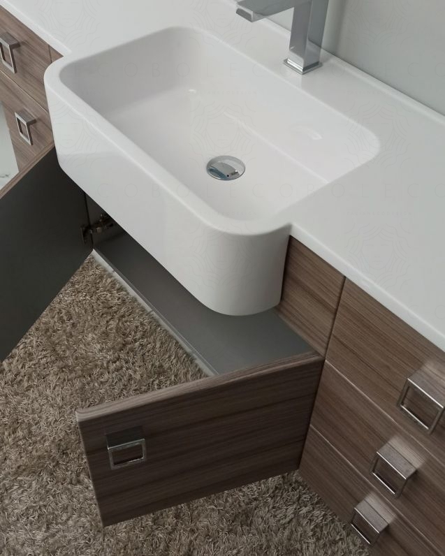 Mobile bagno sospeso Ariel cm.130 Mobile bagno sospeso Ariel cm.130