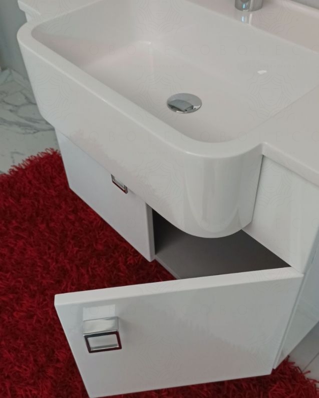 Mobile bagno sospeso Ariel cm.70 completo di specchio Mobile bagno sospeso Ariel cm.70 completo di specchio