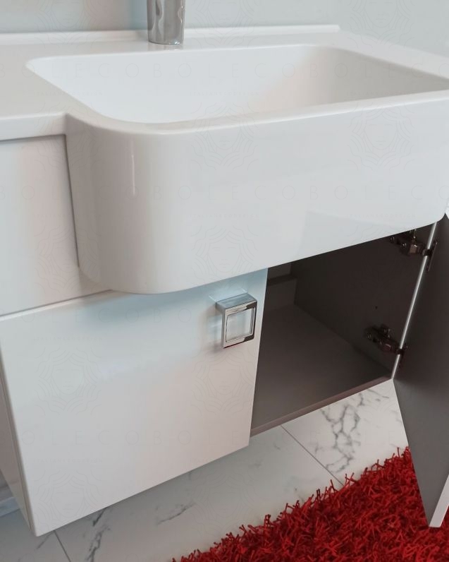 Mobile bagno sospeso Ariel cm.70 completo di specchio Mobile bagno sospeso Ariel cm.70 completo di specchio