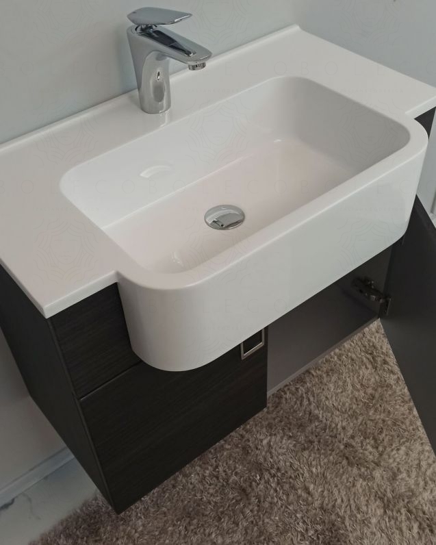 Mobile bagno sospeso Ariel cm.70 completo di specchio