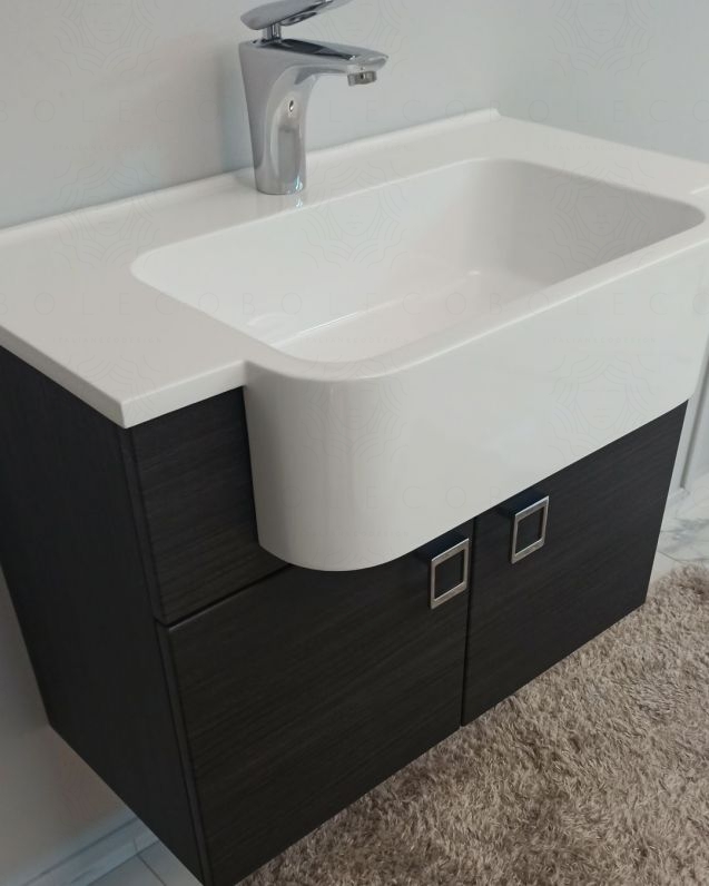 Mobile bagno sospeso Ariel cm.70 completo di specchio