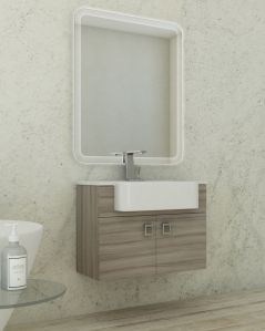 Mobile bagno sospeso Ariel cm.70 completo di specchio