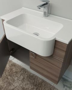 Mobile bagno sospeso Ariel cm.70 completo di specchio