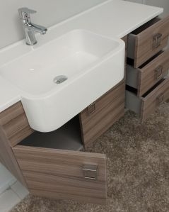 Mobile bagno sospeso Ariel cm.100 completo di specchio