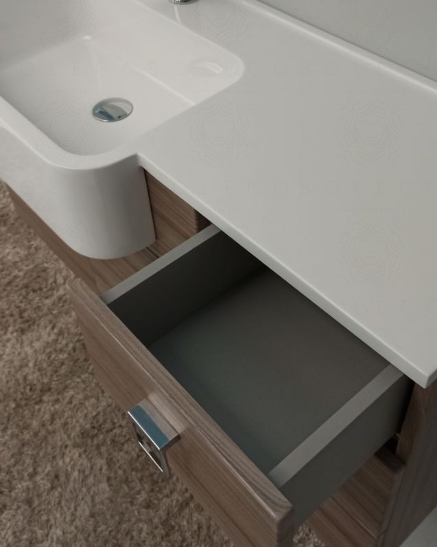 Mobile bagno sospeso Ariel cm.100 completo di specchio Mobile bagno sospeso Ariel cm.100 completo di specchio