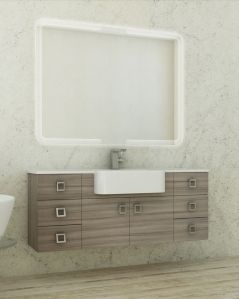 Mobile bagno sospeso Ariel cm.130 completo di specchio