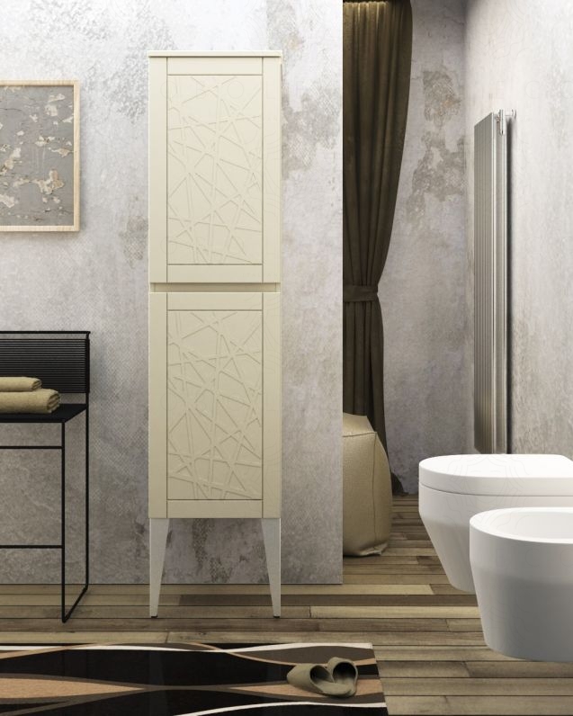 Colonna bagno Beverly crema cm.40x140 Colonna bagno Beverly crema cm.40x140
