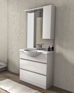 Mobile bagno Silvia 80 cm con lavabo in resina